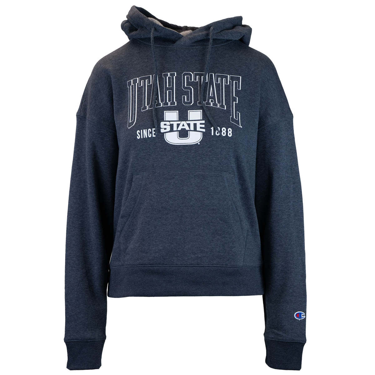 Utah state 1888 champion navy women's hoodie sweatshirt